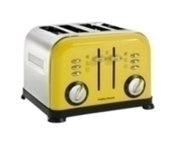 Morphy Richards Accents 44797 4-Slice Toaster - Yellow